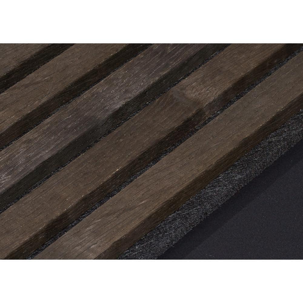0.83 in. x 7.87 ft. x 1.05 ft. Natural Wood Veneer MDF Panel Acoustic 3D Wa