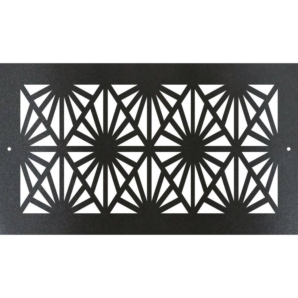 Metal Screw-In Floor Register. Duct Opening 4x10 (Overall 6x12) - Sunburst Design price history on PriceWatchPro
