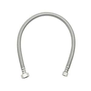 3/8 in. Flare x 1/2 in. FIP x 20 in. Braided Stainless Steel Faucet Supply Line