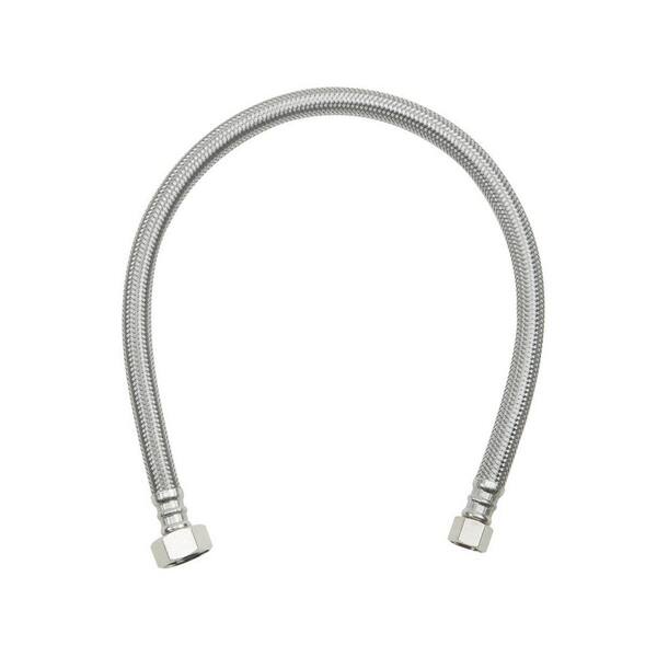 thumbnail image 2 of Plumbing Lot – 100 Pcs 16 Inch Stainless Steel Faucet Supply Lines, 1/2 IPS X 3/8 OD 2 of 6