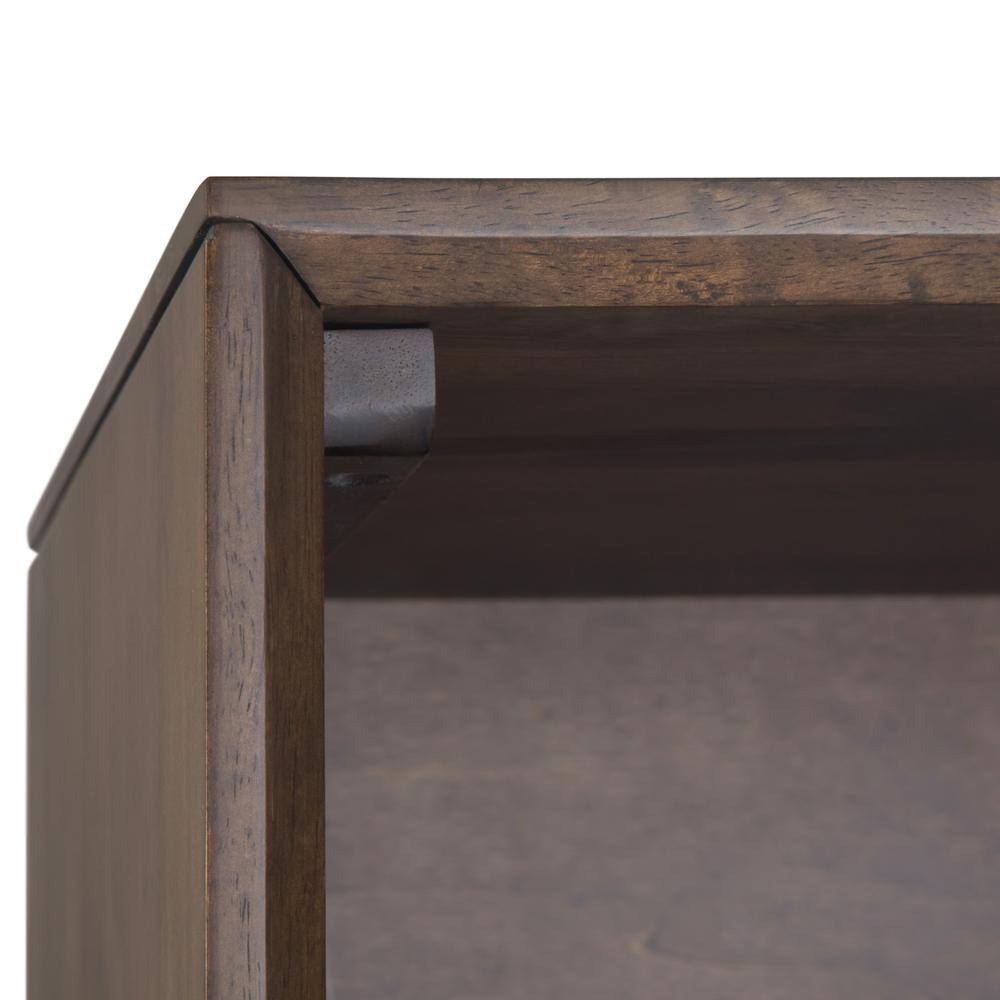 Banting Mid-Century Modern Walnut Brown Bookcase with Adjustable Shelves