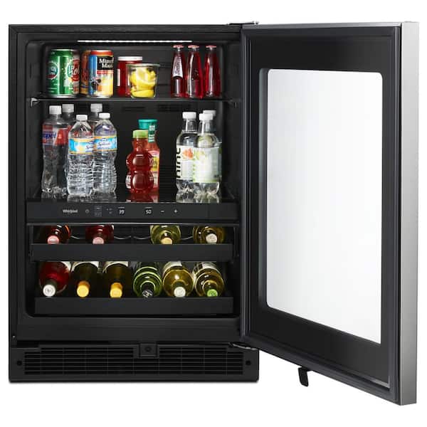 Whirlpool Beverage Cooler (WUB35X24HZ) - Stainless Steel Whirlpool Beverage Cooler (WUB35X24HZ) - Stainless Steel