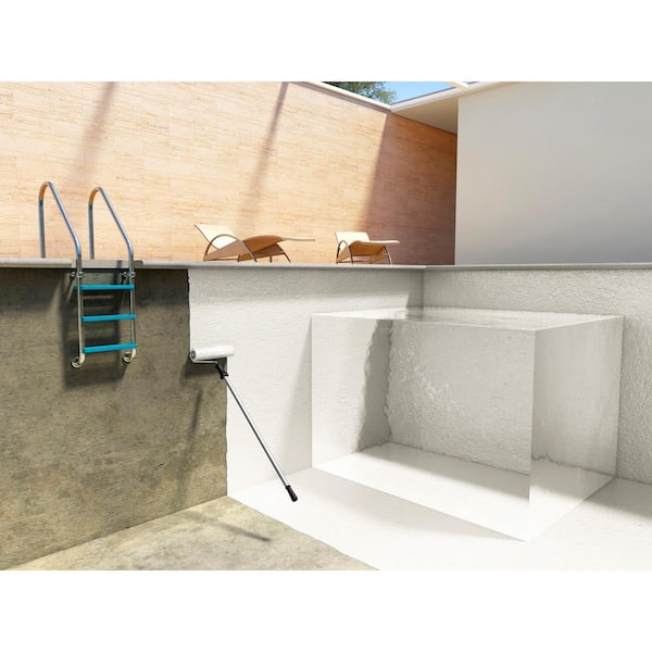 DRYLOK - HD-9000 Professional 1 Gal. White Flat Latex Interior/Exterior Basement and Masonry Waterproofer