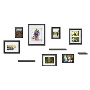 Kate and Laurel Gallery Black Picture Frame (Set of 8) 220157 - The ...