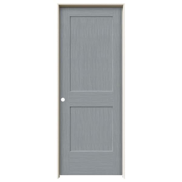 30 in. x 80 in. Monroe Stone Stain Right-Hand Solid Core Molded Composite MDF Single Prehung Interior Door