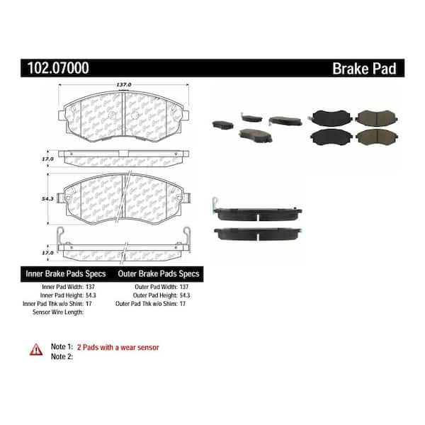 Centric Parts Disc Brake Pad Set