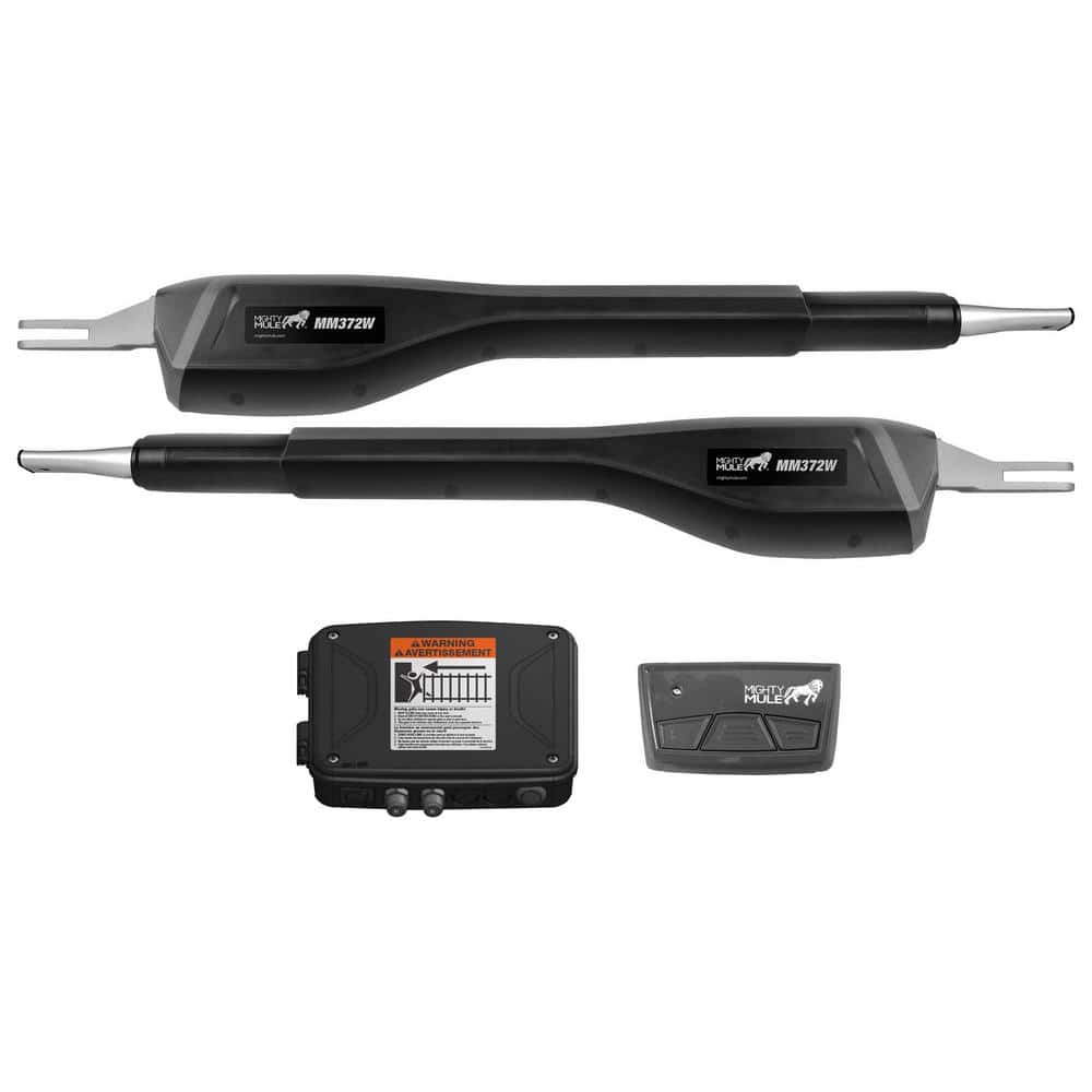 Mighty Mule Black Dual Automatic Gate Opener Kit