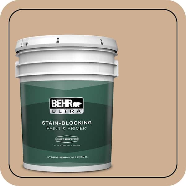 BEHR ULTRA 5 gal. #PPF-42 Gathering Place Extra Durable Semi-Gloss Enamel Interior Paint & Primer
