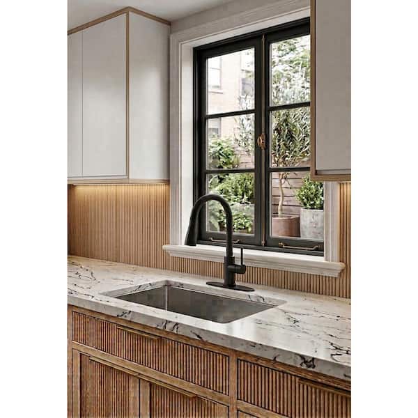 Glacier Bay Riverbend Single-Handle Pull Down Sprayer Kitchen