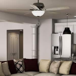 Reveille 60 in. Indoor Noble Bronze Ceiling Fan with Light Kit Included
