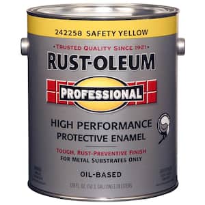 1 gal. High Performance Protective Enamel Gloss Safety Yellow Oil-Based Interior/Exterior Paint