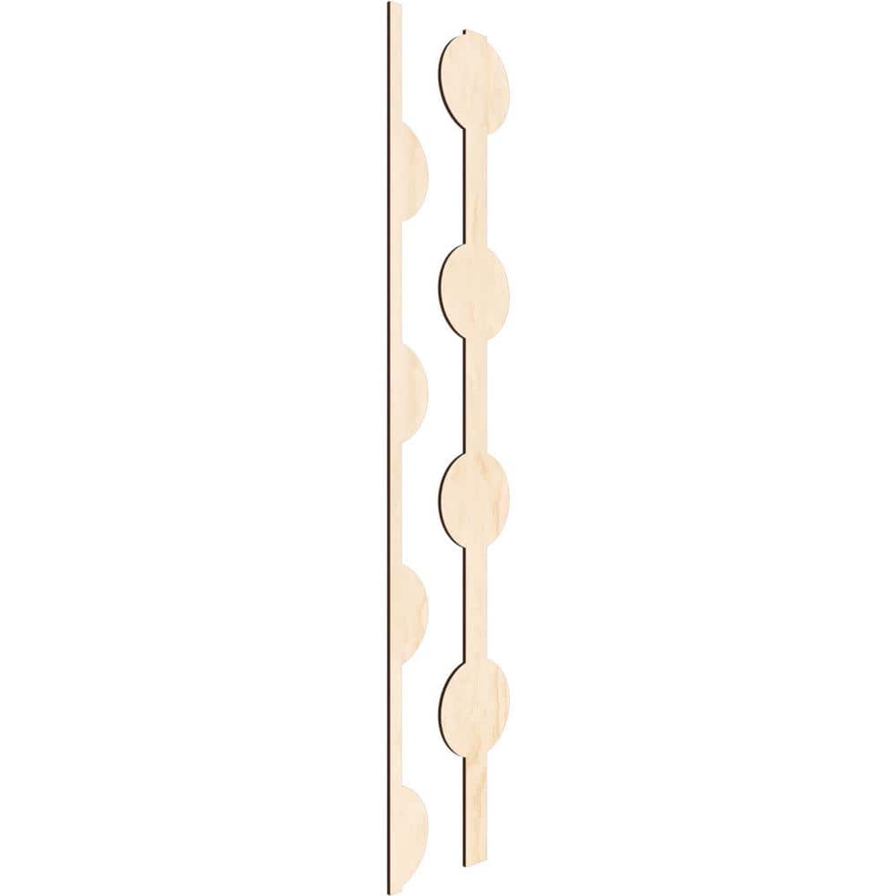Bridgeport Birch Adjustable Decorative Wood Slat Wall Panel Kit