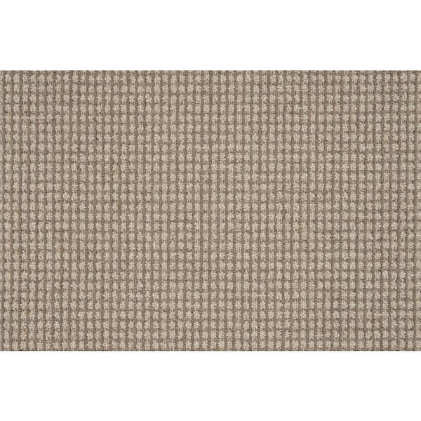 Natural Harmony Shenadoah Stripe Desert/Bark Custom Area Rug with Pad