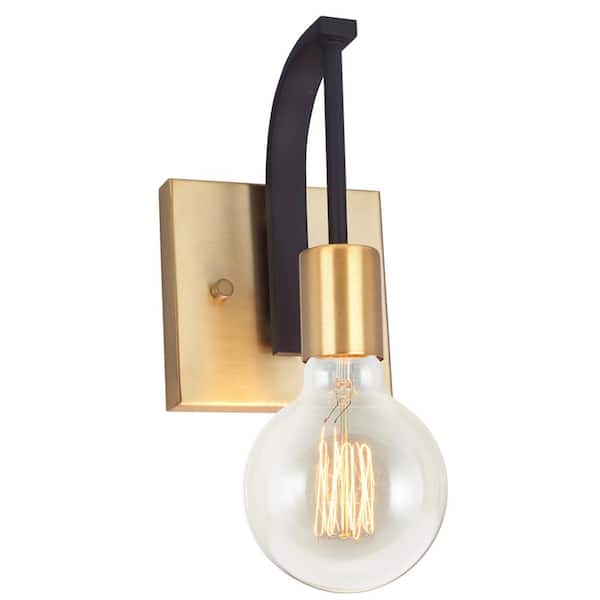 Aspen Creative Corporation 1-Light Bronze Vanity Light