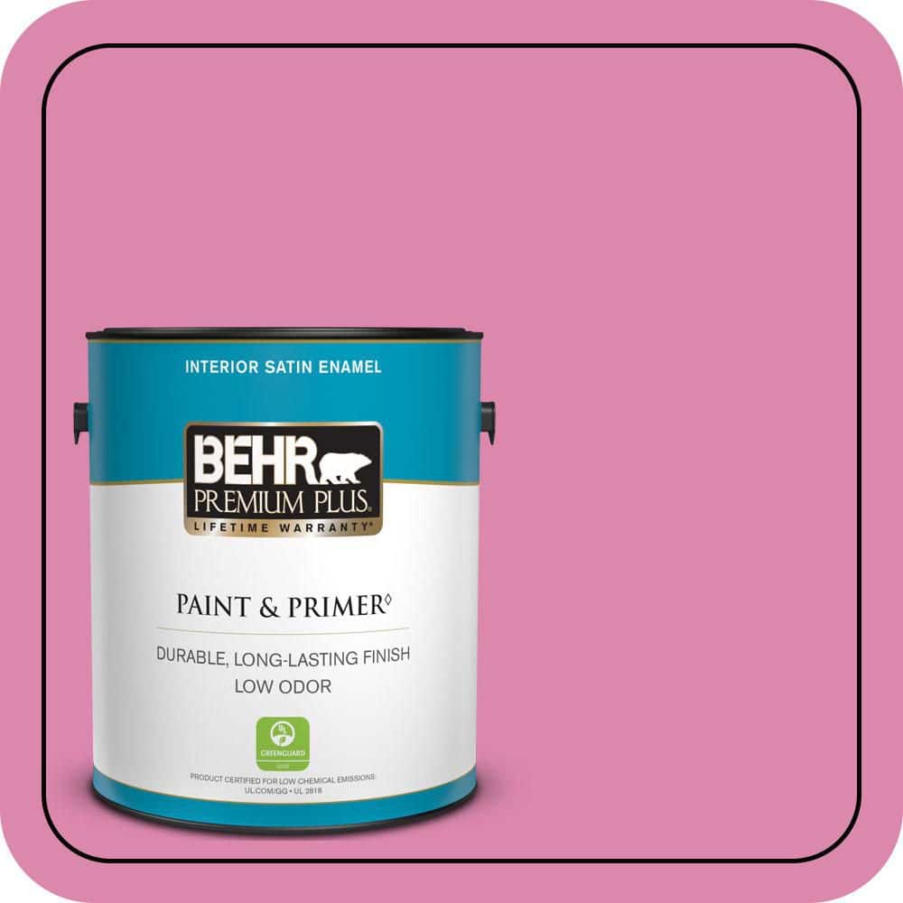 1 gal. #100B-5 Springtime Bloom Satin Enamel Low Odor Interior Paint & Primer price history on PriceWatchPro