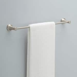 Casara 24 in. Wall Mount Towel Bar Bath Hardware Accessory in Brushed Nickel