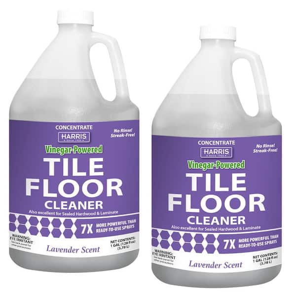 128 oz. Cleaning Vinegar-Powered Tile Floor Cleaner with Lavender Scent (2-Pack)