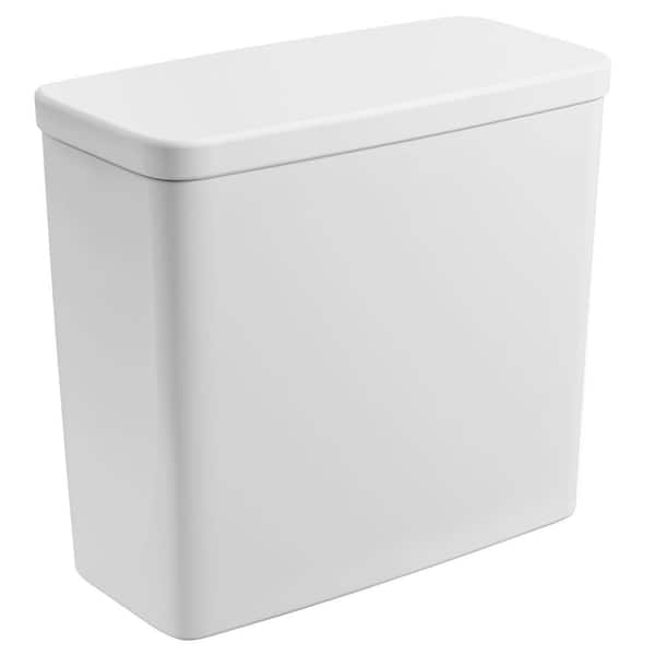 Eurocube 1.28 GPF Single Flush Toilet Tank Only with Right-Hand Trip Lever in Alpine White