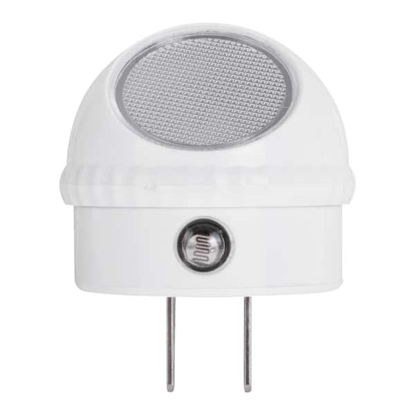 Unbranded White Automatic Dusk to Dawn Directional LED Night Light (2-Pack)