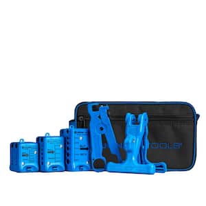 Fiber Optic Mid Span Slit and Ring 6-Piece Tool Kit with Carrying Case