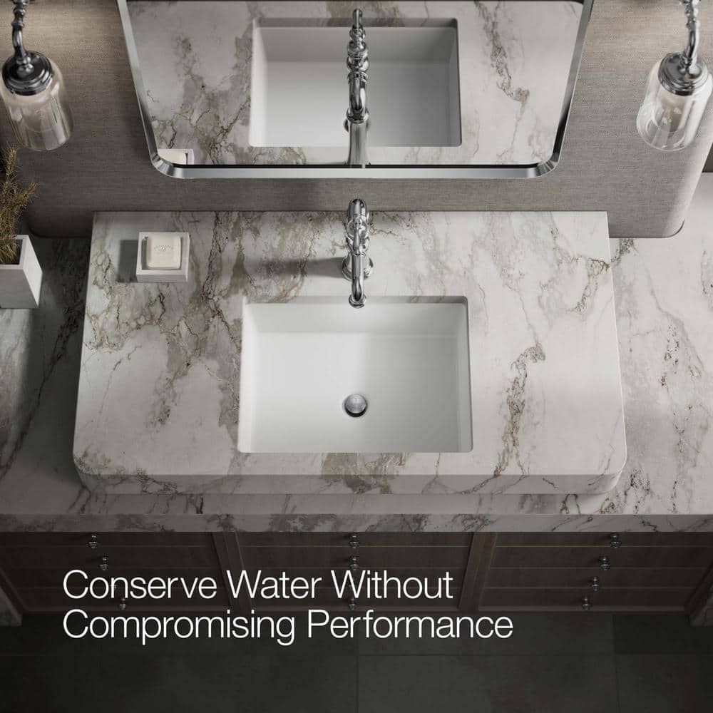 Artifacts Polished Chrome Single-Handle Modern Bathroom Faucet