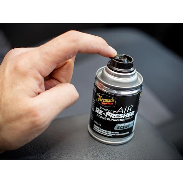  Meguiar's Whole Car Air Refresher, Odor Eliminator Spray  Eliminates Strong Vehicle Odors, New Car Scent - 2 Oz Spray Bottle (Pack of  2) : Automotive