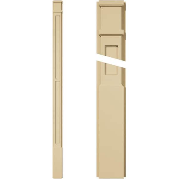 Ekena Millwork 2 in. D x 5 in. W x 90 in. L Primed Polyurethane Pilaster 1-Pack