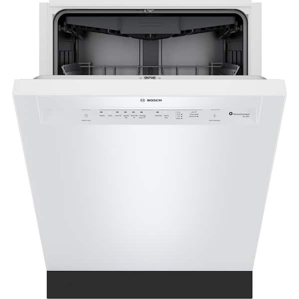 Bosch 300 Series 24 in. Stainless Steel Front Control Tall Tub