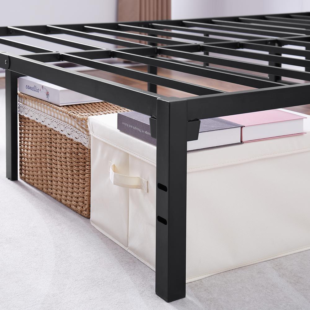 VECELO 14 in. Metal Platform Bed Frame - No Box Spring Needed