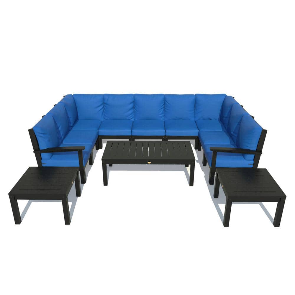 Highwood Bespoke Deep Seating 12Piece Plastic Outdoor Sectional Set