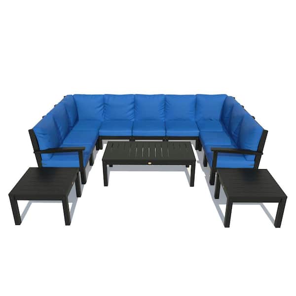 Highwood Bespoke Deep Seating 12Piece Plastic Outdoor Sectional Set
