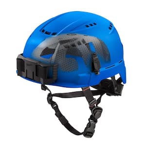 BOLT Blue Type 2 Class C Vented Safety Helmet with IMPACT-ARMOR Liner