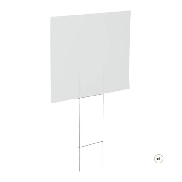 14 in. x 18 in. Corrugated Plastic Blank Sign (6-Count)