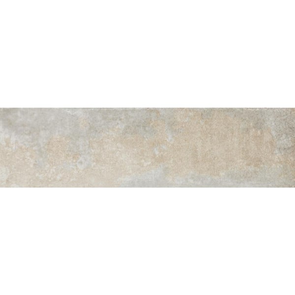 Brush Stroke Oyster Semi-Matte Cove Base 6x12 (8 Pcs) - Tiles