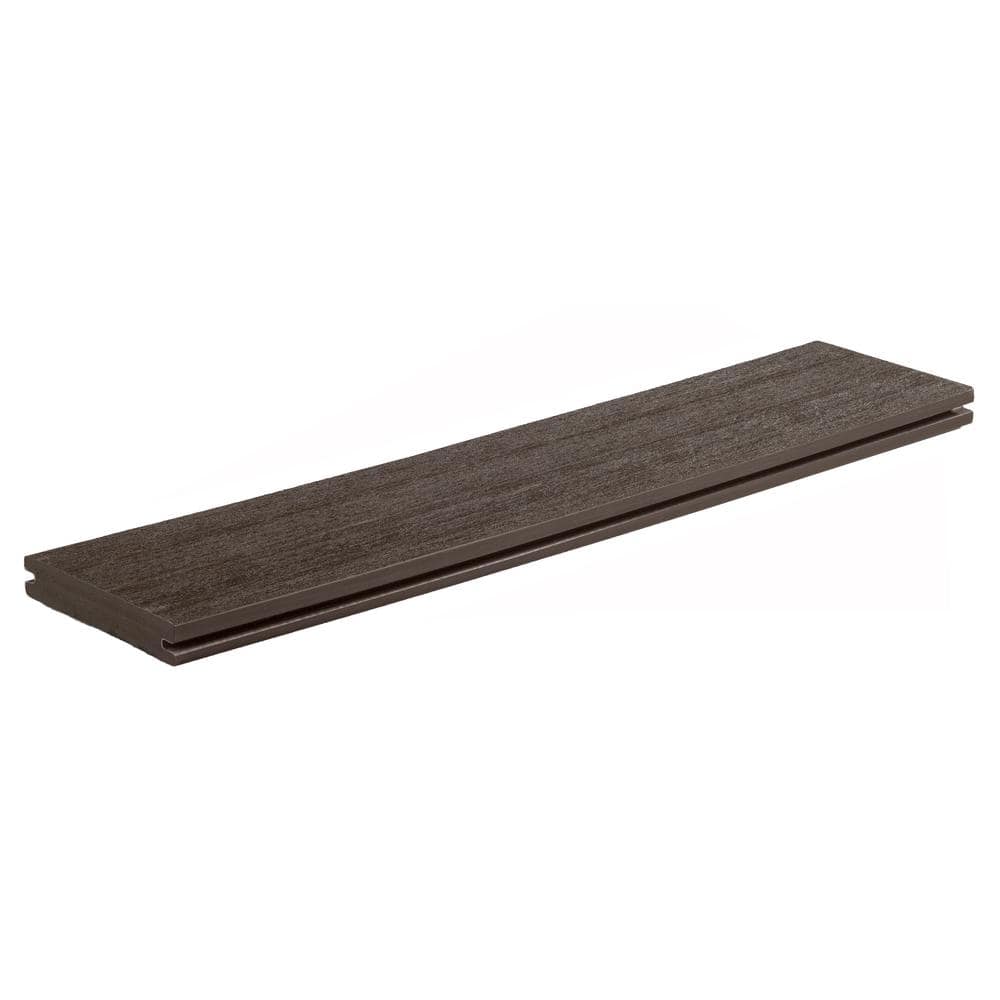 TimberTech Advanced PVC Vintage 5/4 in.x8 in.x16 ft. Wide Square