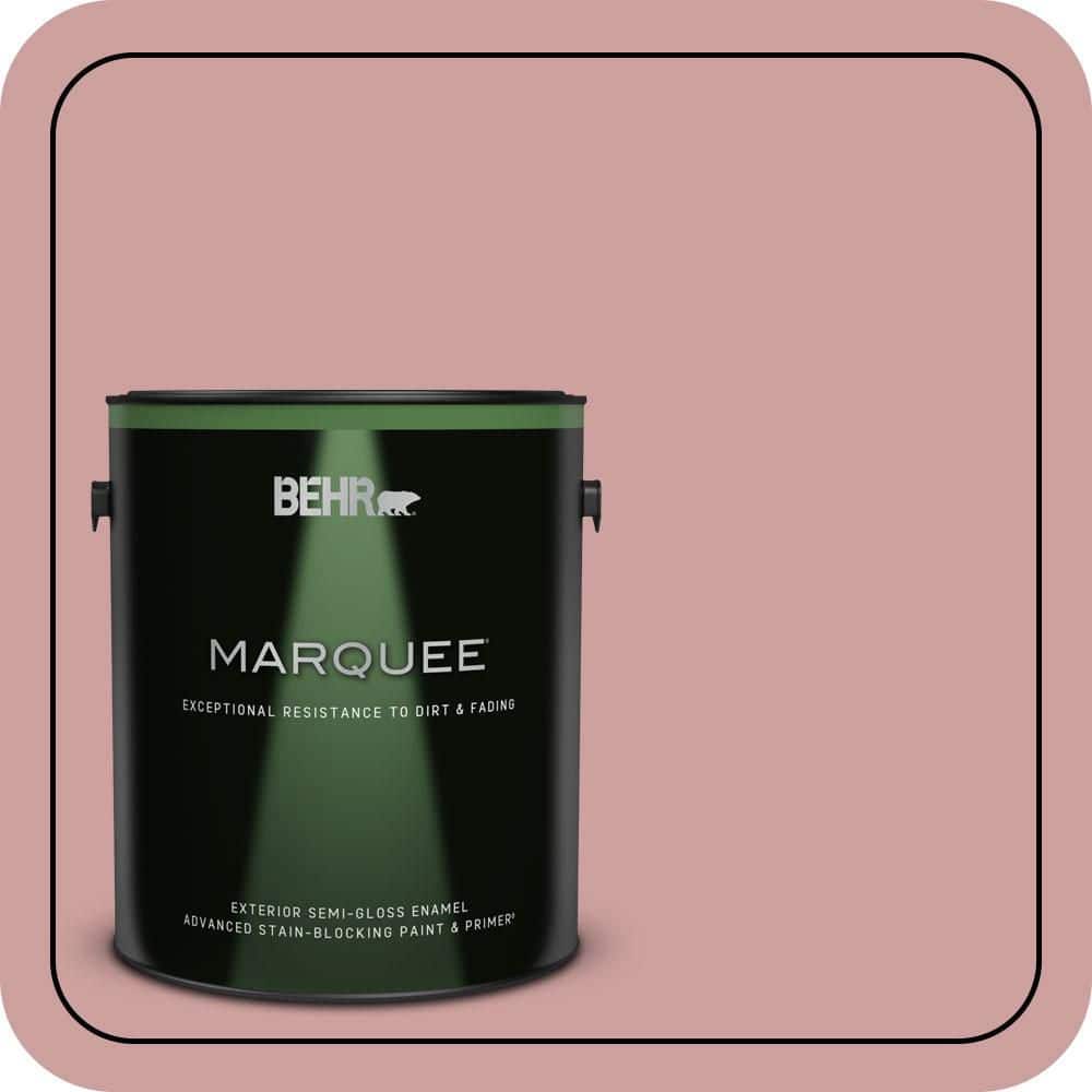 1 gal. #150E-3 Calico Rose Semi-Gloss Enamel Exterior Paint & Primer price history on PriceWatchPro