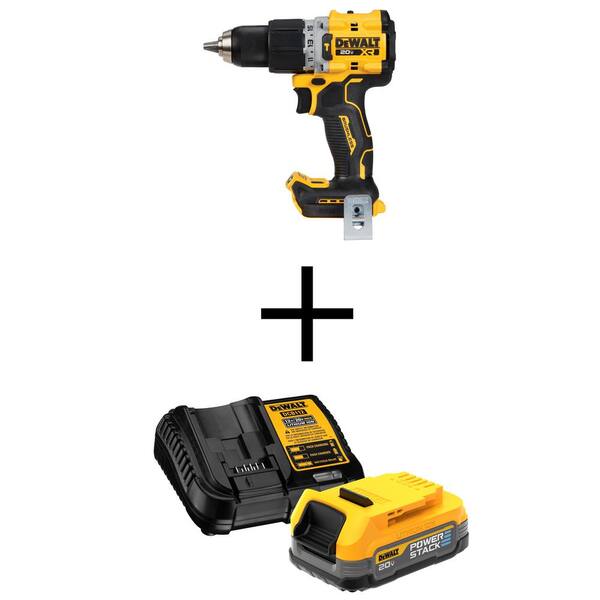 thumbnail image 2 of AUTOJARE 20V Brushless Hammer Drill (Tool Only) For DEWALT DCB205 Battery, 1/2" Keyless Chuck, 1065 In-lbs Torque, Compact Design, Yellow/Black 2 of 6