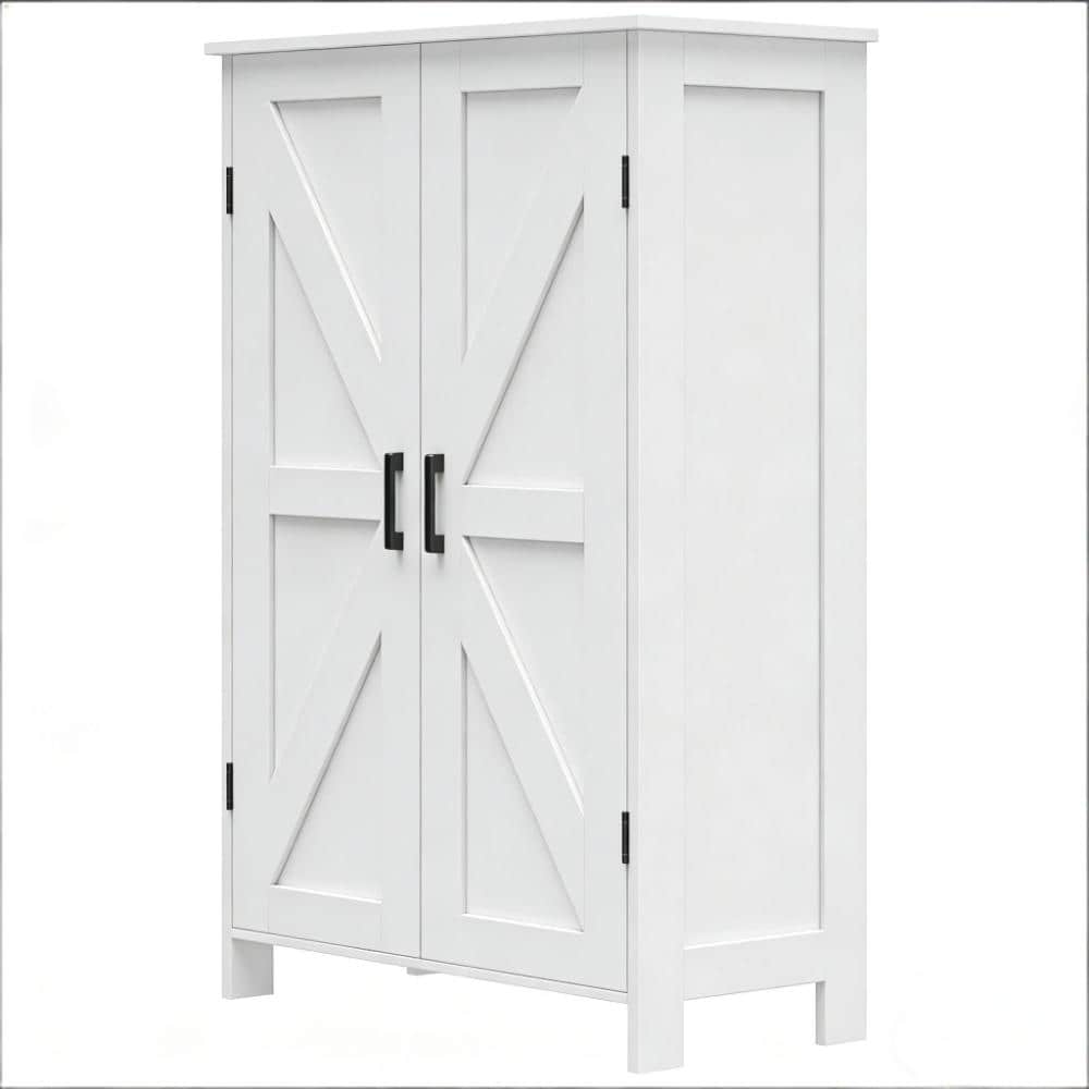 23.6 in. W x 43.3 in. H Rectangular White Surface Mount Medicine Cabinet without Mirror