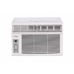 8,000 BTU 115V Window Air Conditioner Cools 350 Sq. Ft. with Remote Control in White