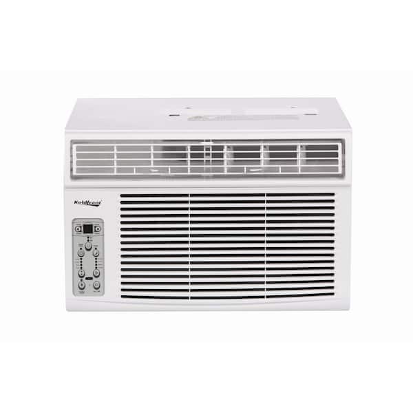 Koldfront 8,000 BTU 115V Window Air Conditioner Cools 350 Sq. Ft. with Remote Control in White