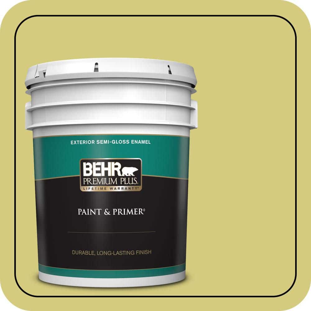 5 gal. #P350-4 Spring Grass Semi-Gloss Enamel Exterior Paint & Primer price history on PriceWatchPro