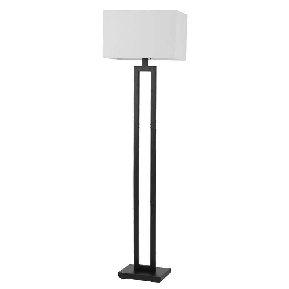 black floor lamp