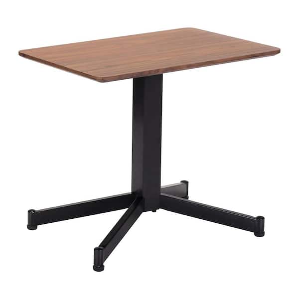 ZUO Mazzy 23.6 in.W Brown 21.1 in.H Rectangle MDF End Table
