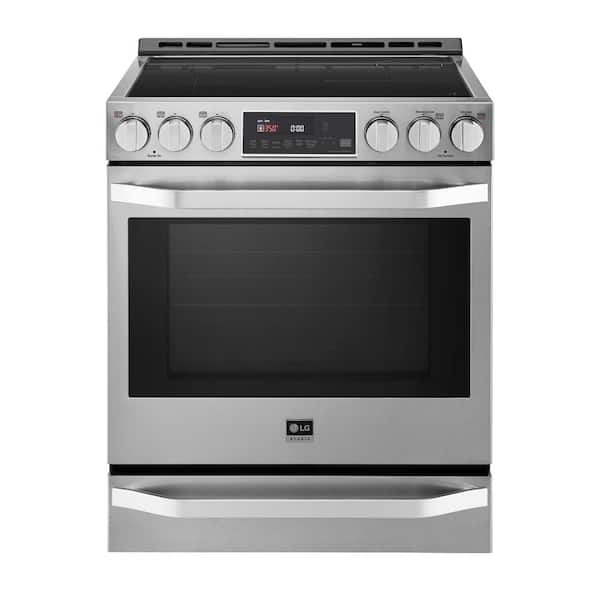 LG 6.3 cu. ft. Smart Induction Slide-In Range with EasyClean in PrintProof Stainless Steel