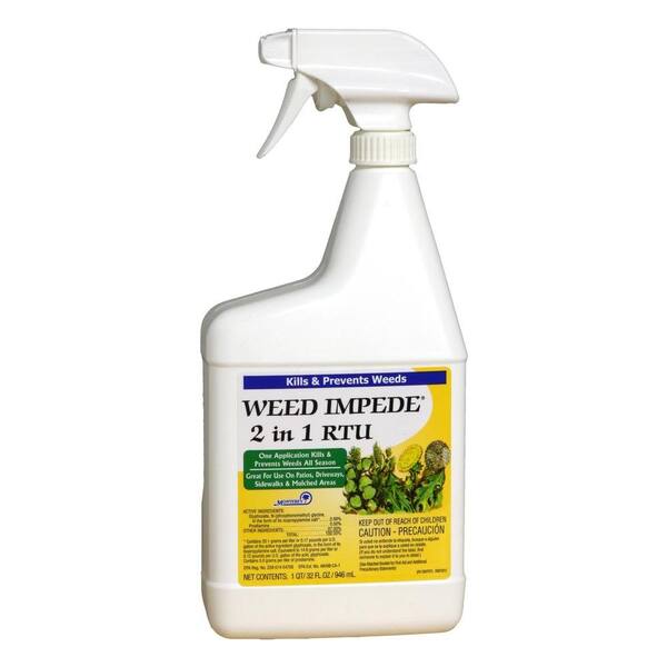 Monterey 32 fl. oz. Ready-to-Use Weed Impede 2-in-1 Weed Killer