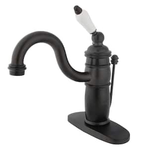 Victorian Single Hole Single-Handle Bathroom Faucet in Oil Rubbed Bronze