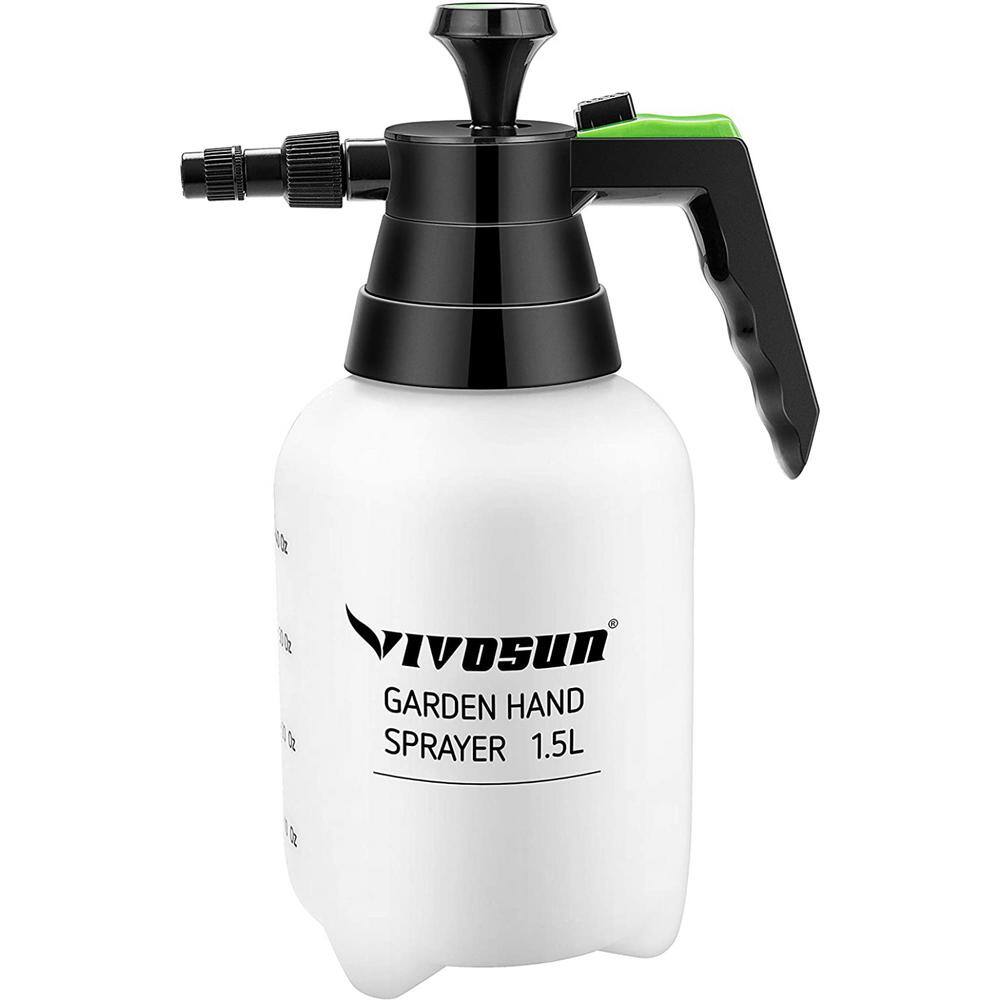 VIVOSUN 0.4 Gal. 51 oz. Hand held Pump Pressure Garden Sprayer for Lawn