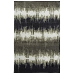 Echo Charcoal 8 ft. x 10 ft. Abstract Area Rug