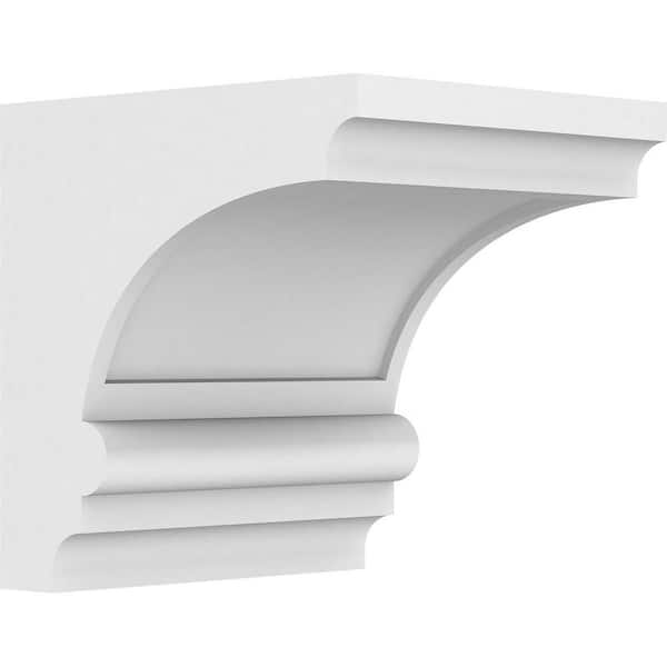 Ekena Millwork 7 in. x 8 in. x 8 in. Standard Diane Architectural Grade PVC Corbel