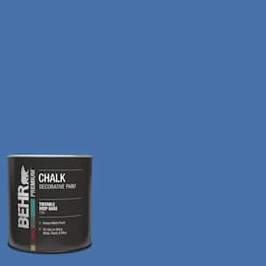 BEHR PREMIUM 1 qt. #PPU15-03 Dark Cobalt Blue Interior Chalk Decorative  Paint 713004 - The Home Depot